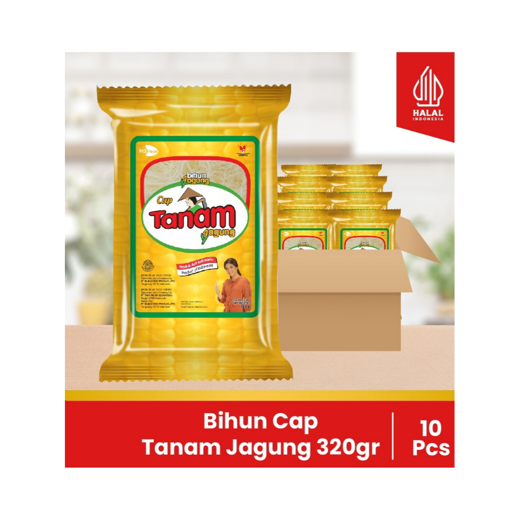 

Bihun Cap Tanam Jagung - 1 Bal - 10 Pcs - 320gr