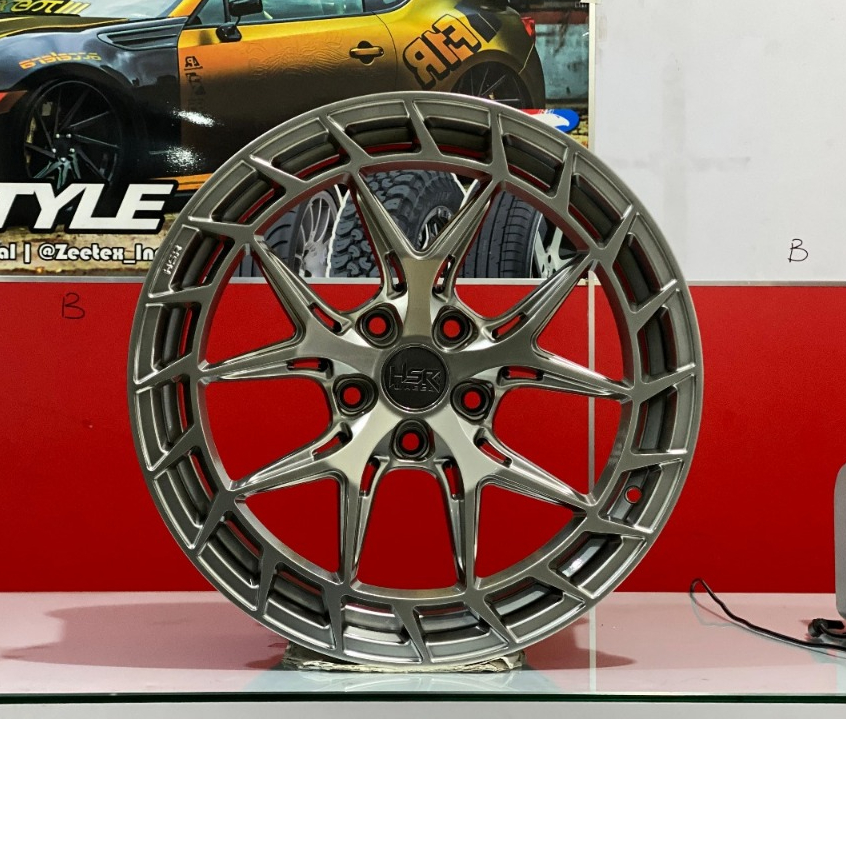 Velg Mobil Racing HSR Ring 18 Buat Mobil Lubang Baut 5 Crv,Terio,Rush,Xpander,Dll
