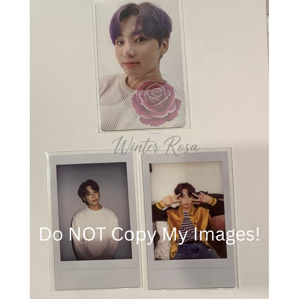 SALE  BTS Deco kit JK Jungkook double sided photocard dan instan photo