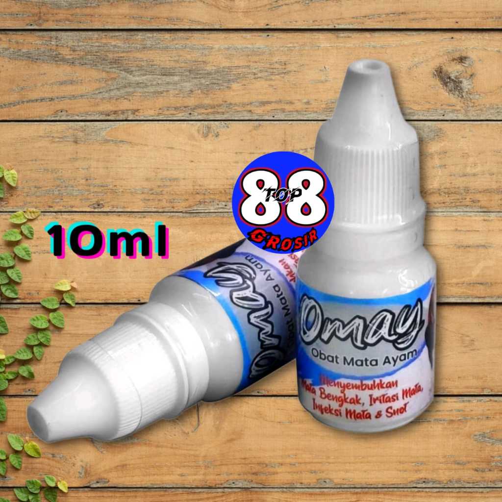 88TOP GROSIR Omay Obat Sakit Mata Ayam 10ml Obat Tetes Mata Ayam Jago Laga Aduan Petarung Jantan Ban
