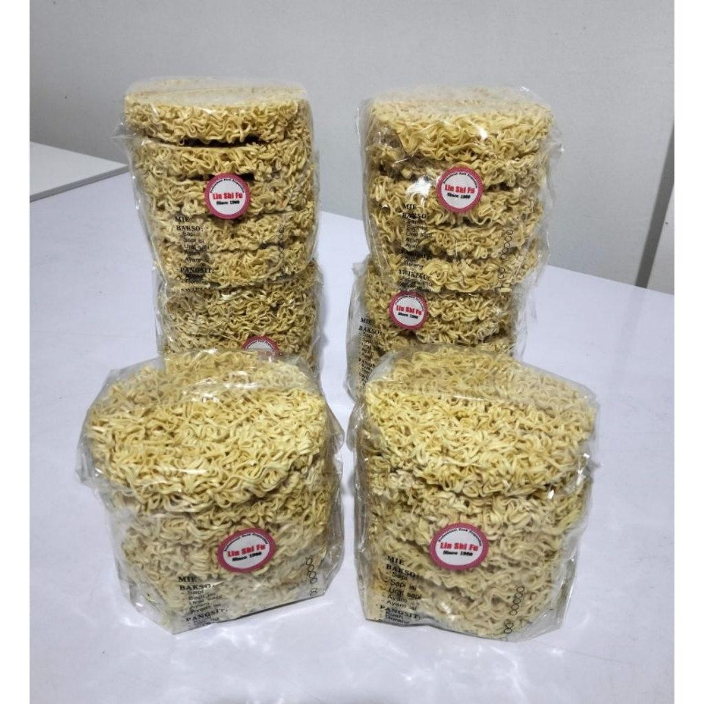 

Mie kering instan China Korea tanpa bumbu enak kenyal keriting karet