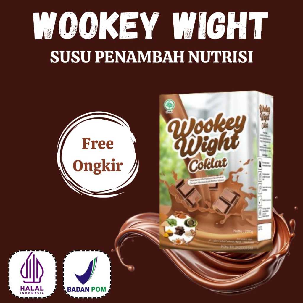

(Promo)Wookey Wight Minuman Susu Bubuk Penambah Nutrisi Original Bpom Halal
