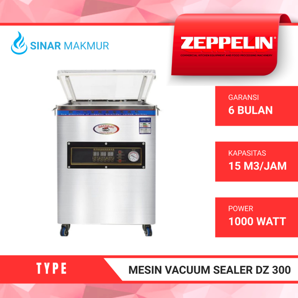 Mesin Vacuum Sealer DZ 300 – Alat Press Plastik Kedap Udara Makanan