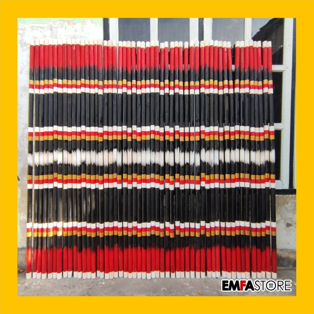 

Tongkat Pramuka Custom Layer Premium Putih Merah Hitam Emas Gradasi