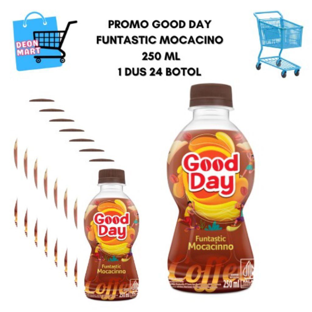 

Promo Good Day Funtastic Mocacinno 250 Ml 1 Dus (24 Botol)