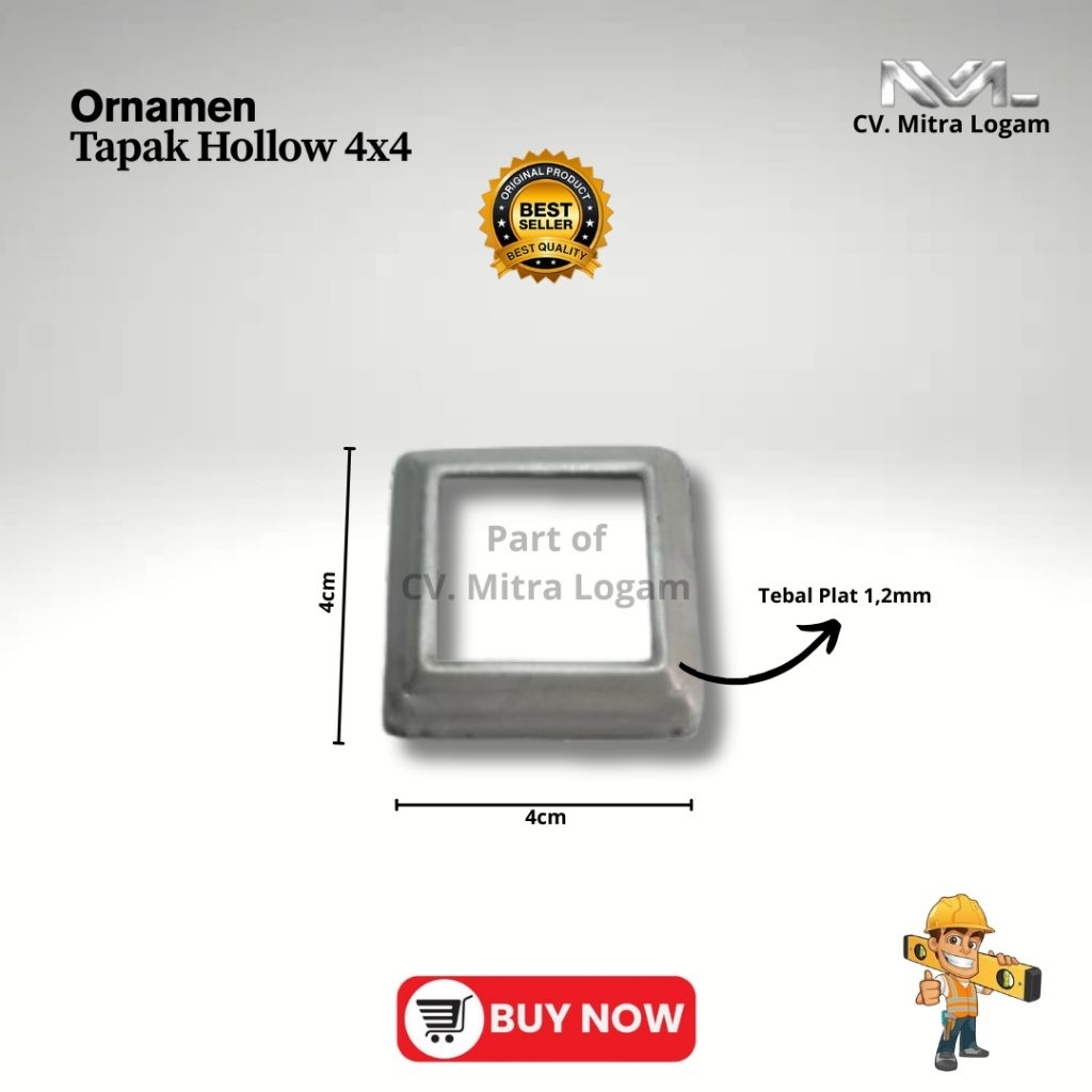 (Promo) Tapak Hollow 4x4 | Ring Hollow 4x4
