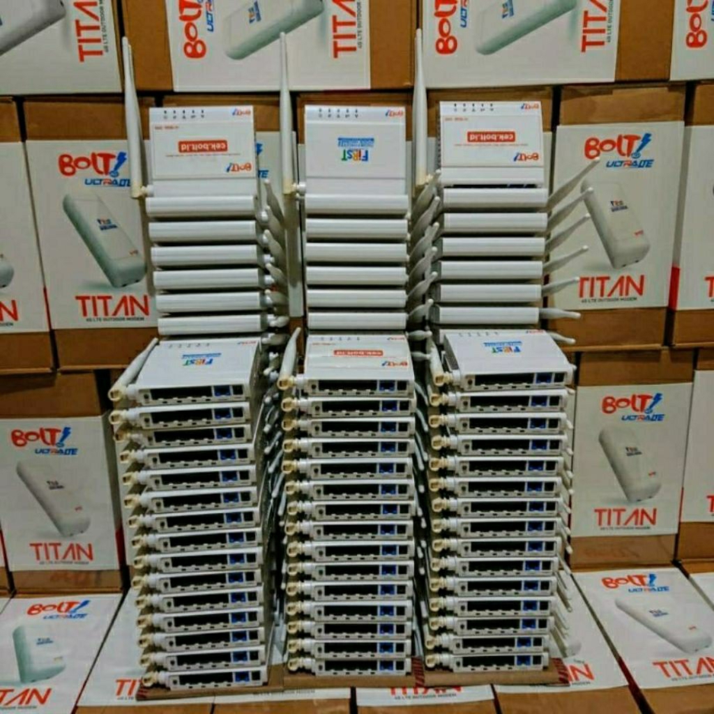 Router Bolt BL401 Kondisi Baru & Second Indor Titan Anakan Masih Original Software Bolt [Indor BL401