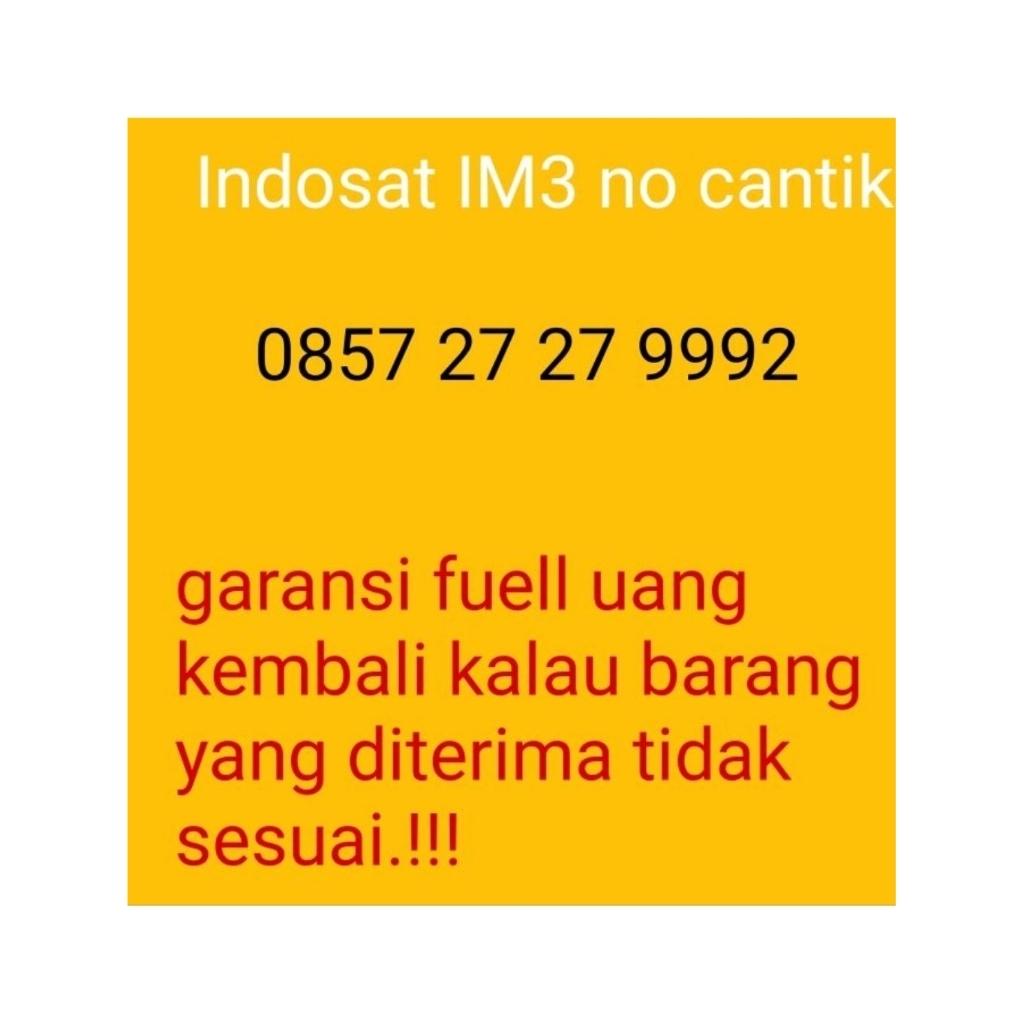 im3 Indosat no cantik