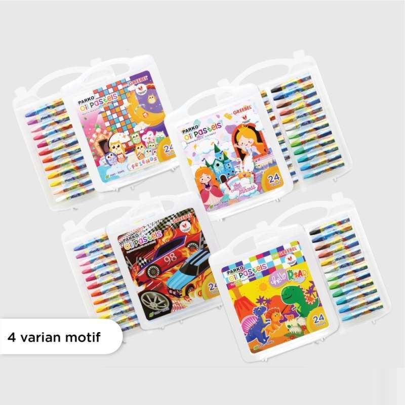 

GREEBEL PARKO KRAYON OIL PASTEL 24 WARNA