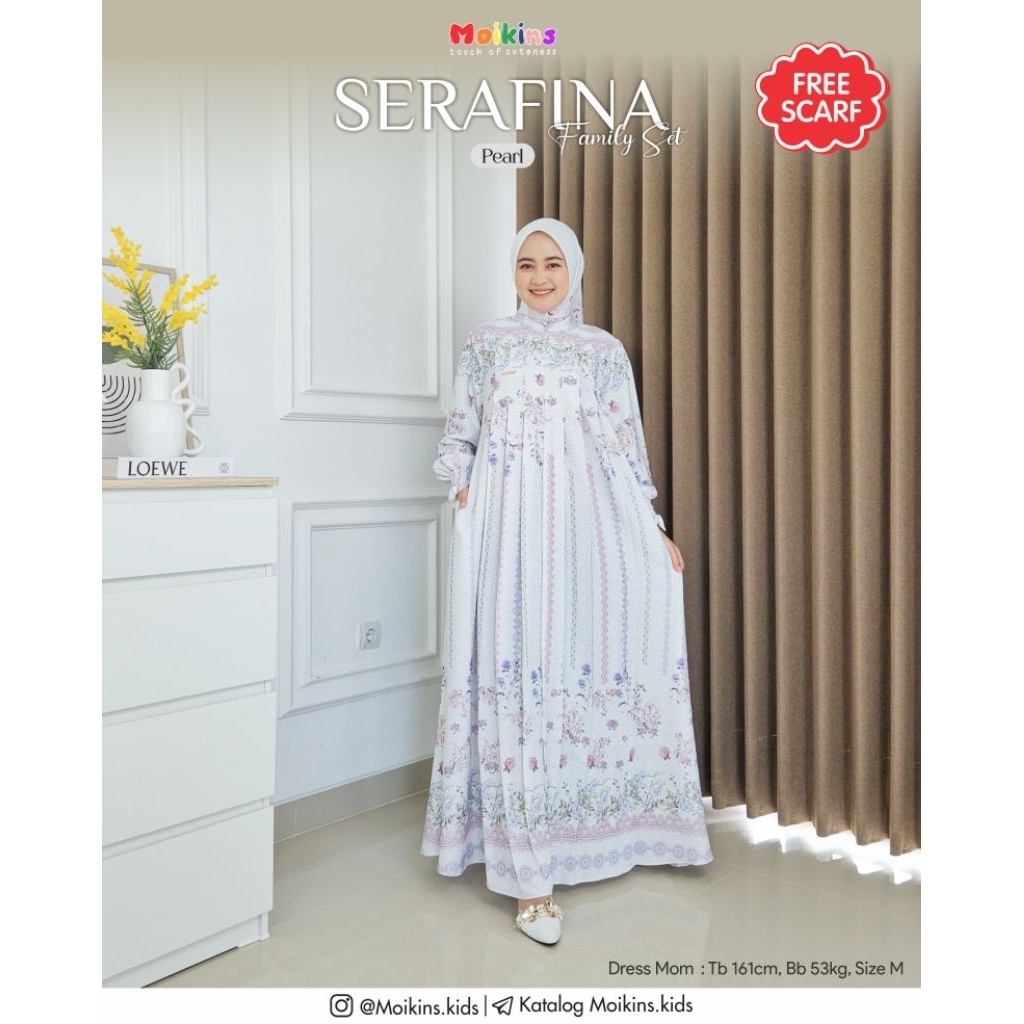 SERAFINA MOM (Dress & Kaftan) free scarf