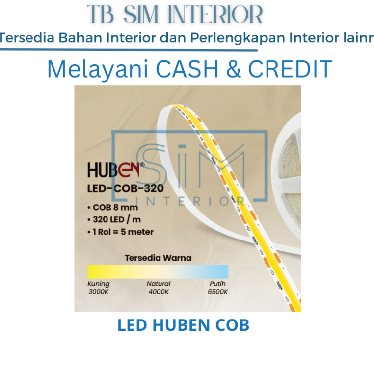 LED Strip COB 8 mm LED-COB-320