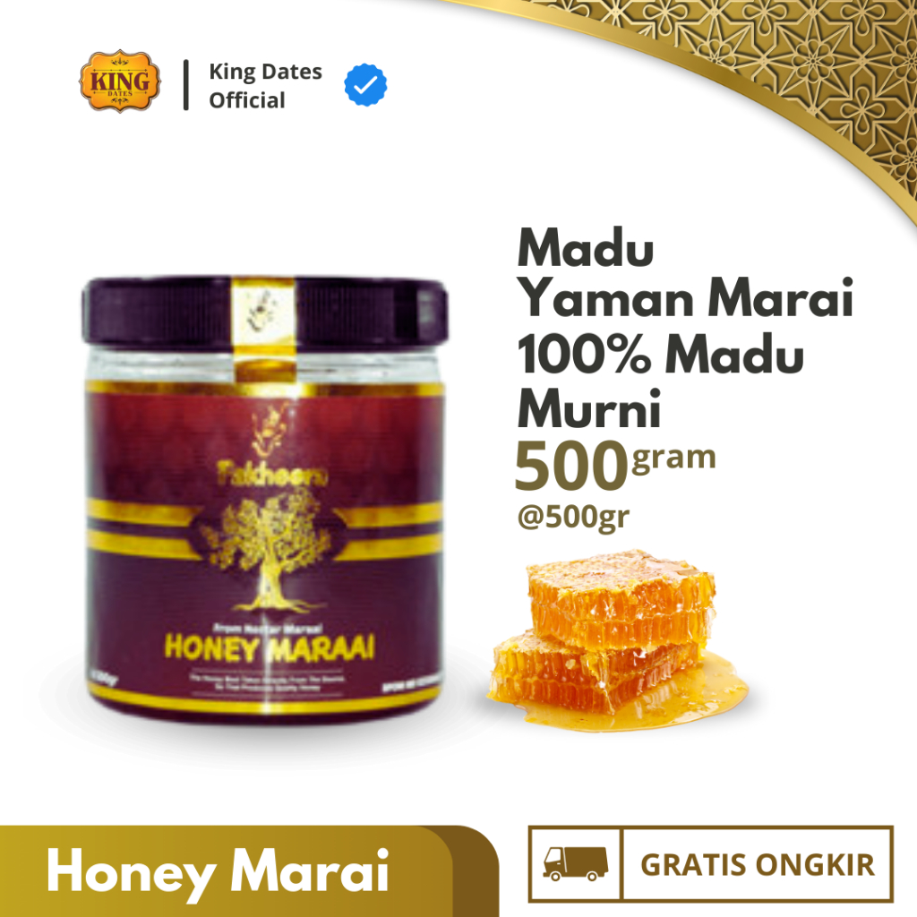 

Fakheera Madu Yaman Marai 500 Gr Madu Asli Murni High Quality / Madu Yaman