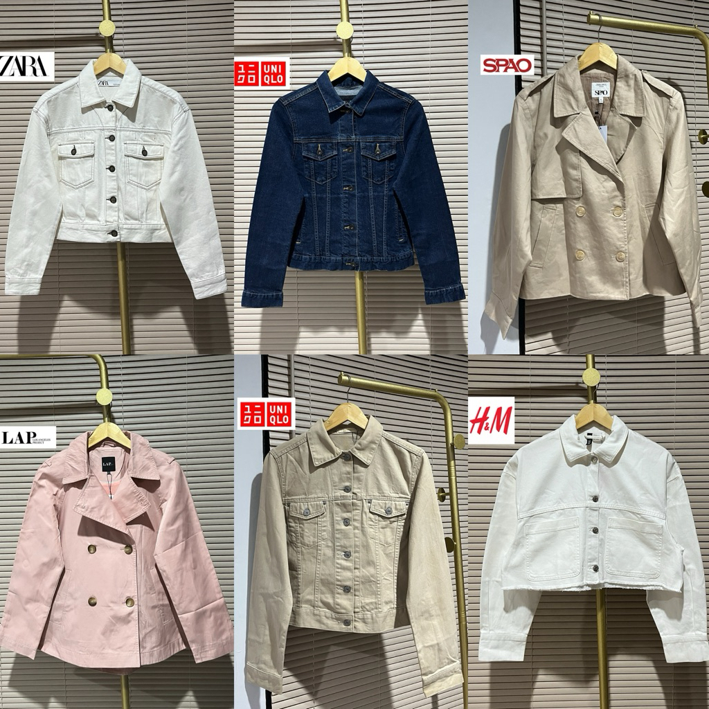 JAKET JEANS DAN COAT UNIQLO, ZARA PREMIUM KODE YP235-YP251