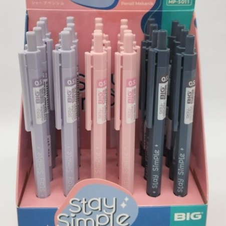 

Pensil Mekanik BIG 0.5 Stay Simple MP-5011 Per Pcs