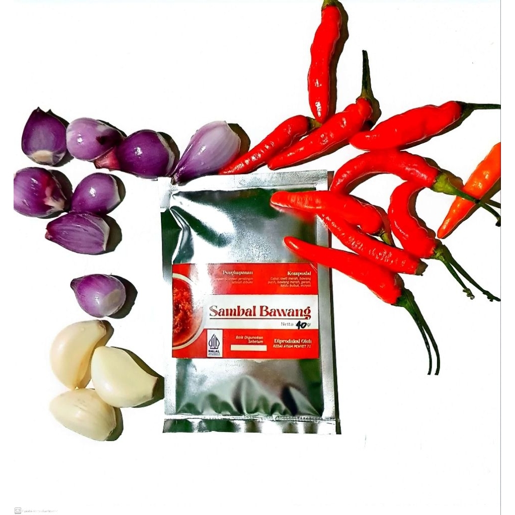 

Sambal bawang pedas sachet 40 gram