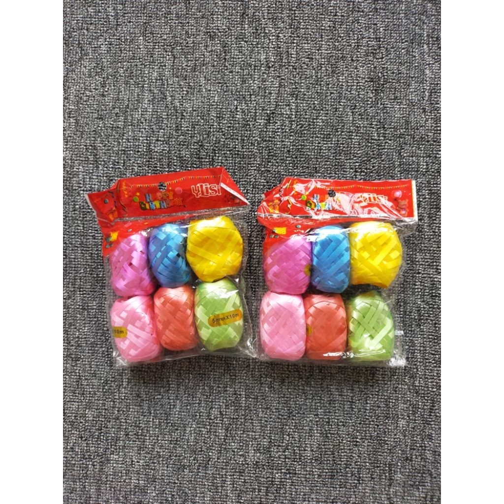 

Pita Balon Tali Balon Panjang 10 Meter 1 Pack Isi 6Pcs Untuk Mengikat Balon