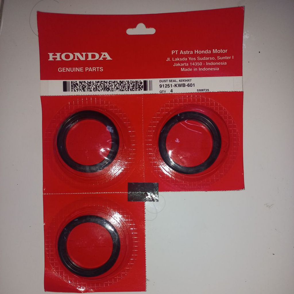 91251KWB601 – DUST SEAL 42X54X7, SEAL DEBU, SEAL AS RODA DEPAN BLADE, REVO, SUPRA X 125 FI ORI AHM