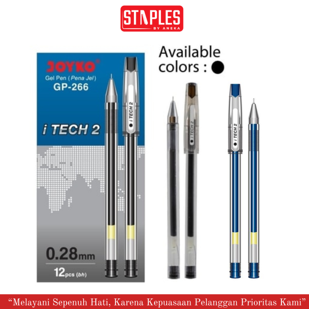 

Gel Pen Pulpen Pena Joyko GP-266 iTech 2 0.28 MM
