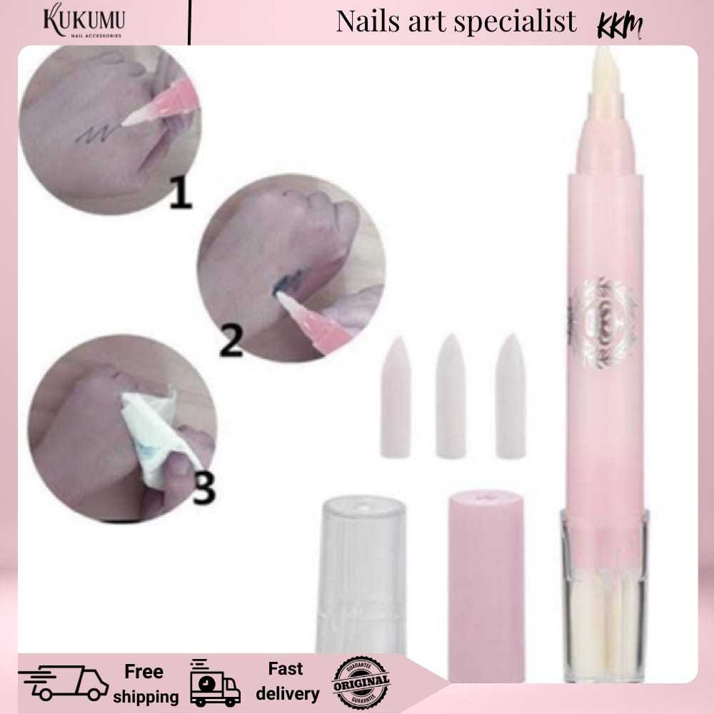 

Magic eraser skin remover pen penghapus tinta sulam alis tatto tato