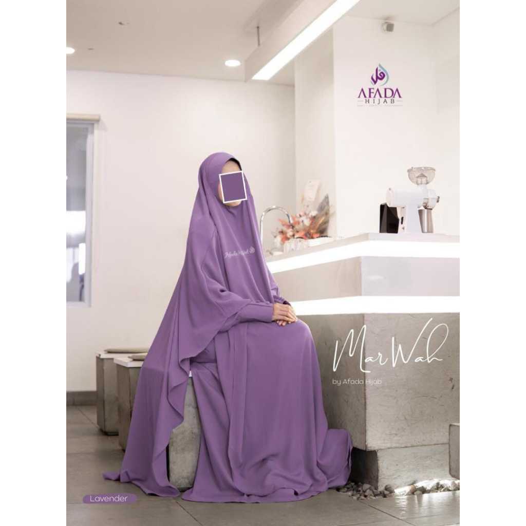 NEW GAMIS SYARI DEWASA MARWAH BY AFADA HIJAB (SET KHIMAR)