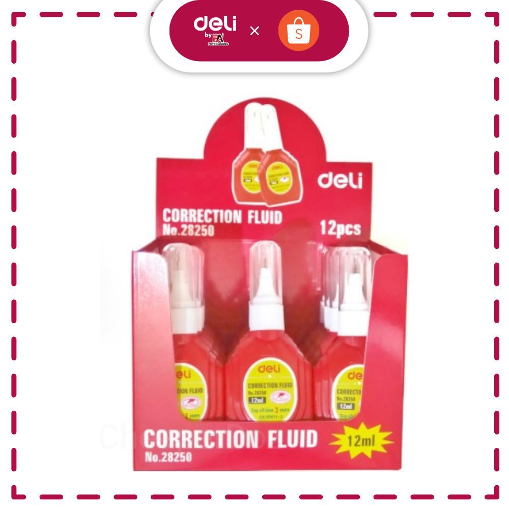 

Deli Correction Fluid 10 ml C28250N