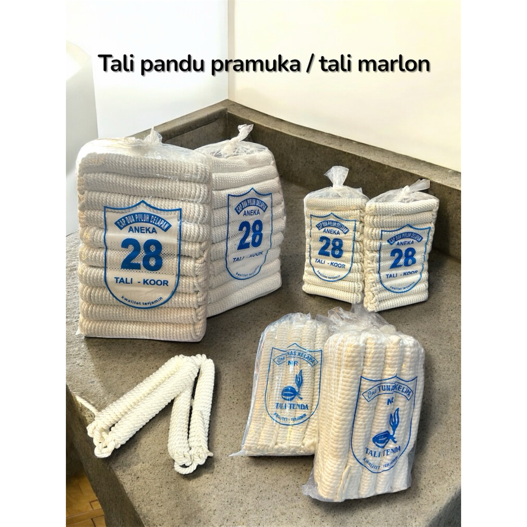 Tali Pramuka Marlon dan tali tisu