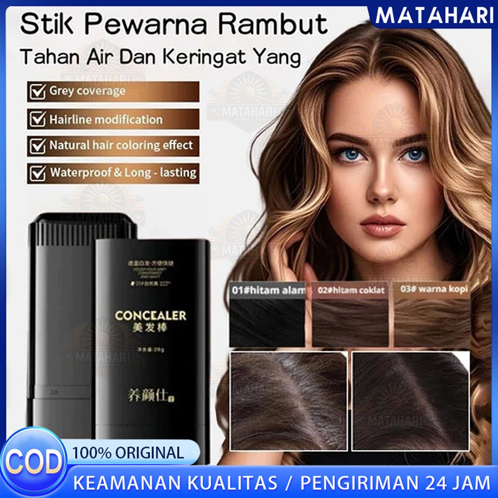 [COD]Penutup Uban Permanen/Alat Semir Rambut /Cat Rambut /Penghitam Rambut Uban Permanen/Semir Rambu