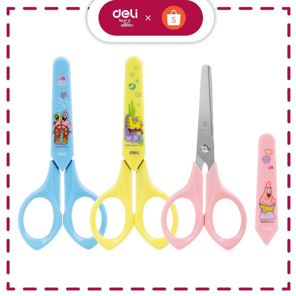 

Deli Gunting Anak-anak / Kids Scissors Spongebob Special Edition EZ509