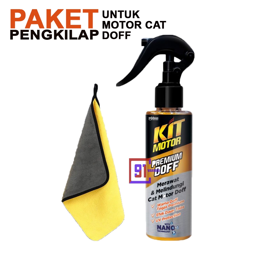 KIT Motor Paket KIT Motor Doff dan Lap Microfiber