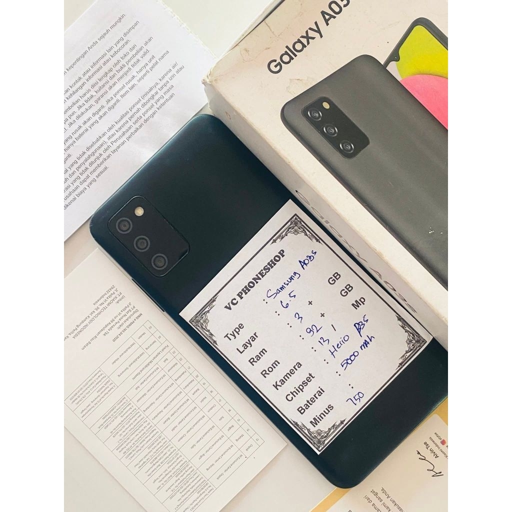 Samsung A03s Ram 3/32 gb