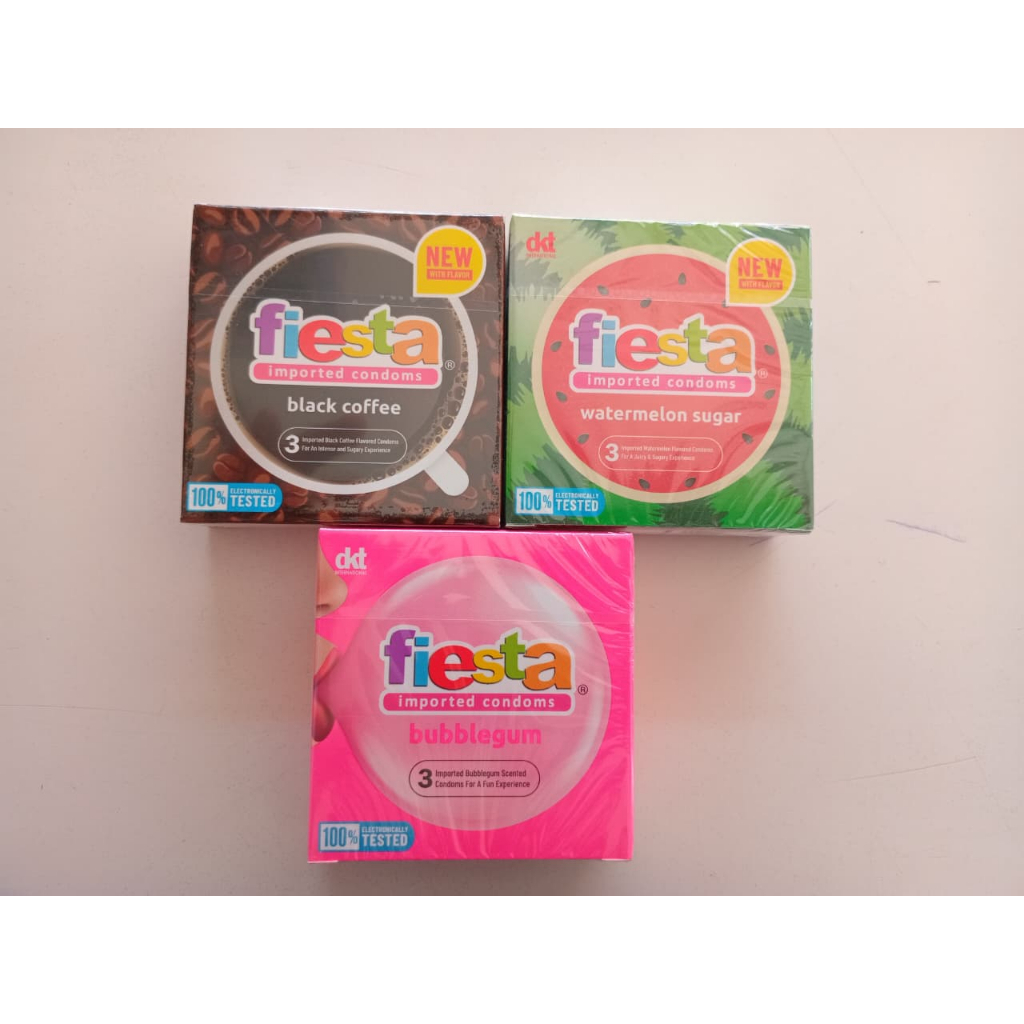 FIESTA IMPORTED CONDOMS ISI 3