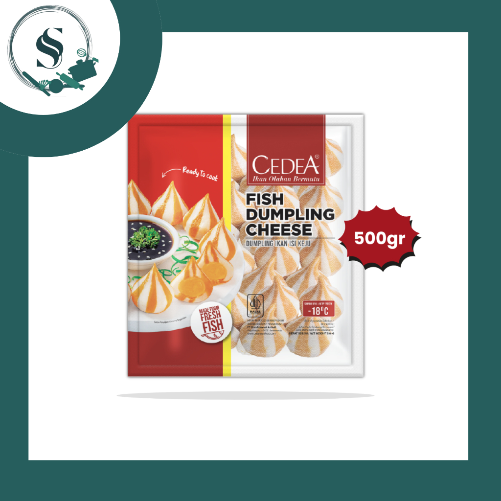 

(SM) CEDEA FISH DUMPLING CHEESE 500 GR | IKAN OLAHAN BERKUALITAS