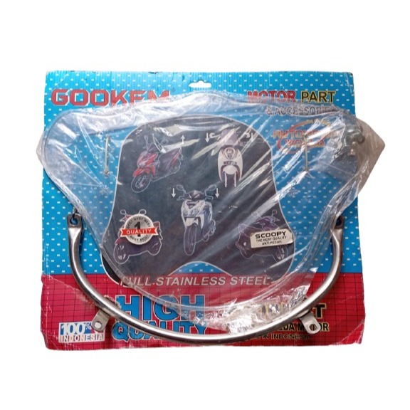 Windshield Universal Anti Pecah Beat New Kaca Visor Scoopy Old Variasi Motor Vario Mio Genio