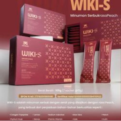 

WIKI-S Minuman Fiber Serbuk Rasa Peach by Wikinara Dr Oky Pratama