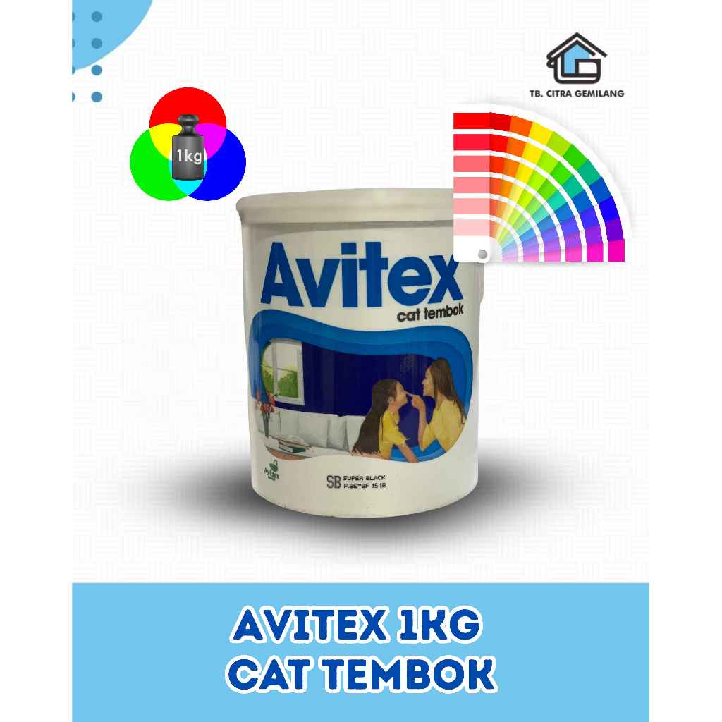 Avitex CAT AVITEX TEMBOK INTERIOR 1KG