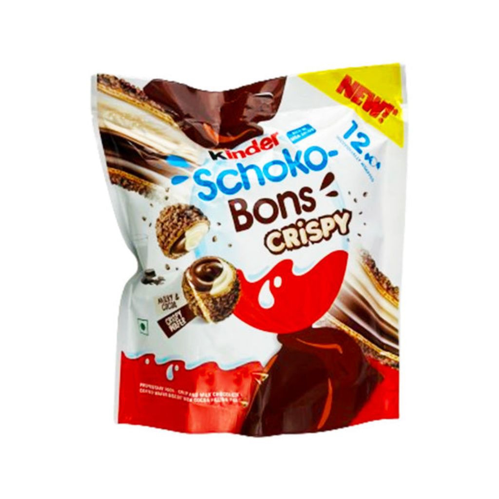

[READY]KINDER SCHOCO BONS CRISPY CHOCOLATE-Chocolate Import-Halal
