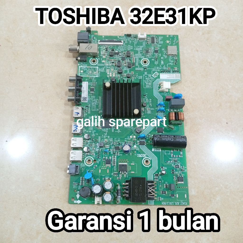 MAINBOARD / MESIN TV TOSHIBA 32E31KP MB - MODUL - MOBO - MOTHERBOARD TV TOSHIBA