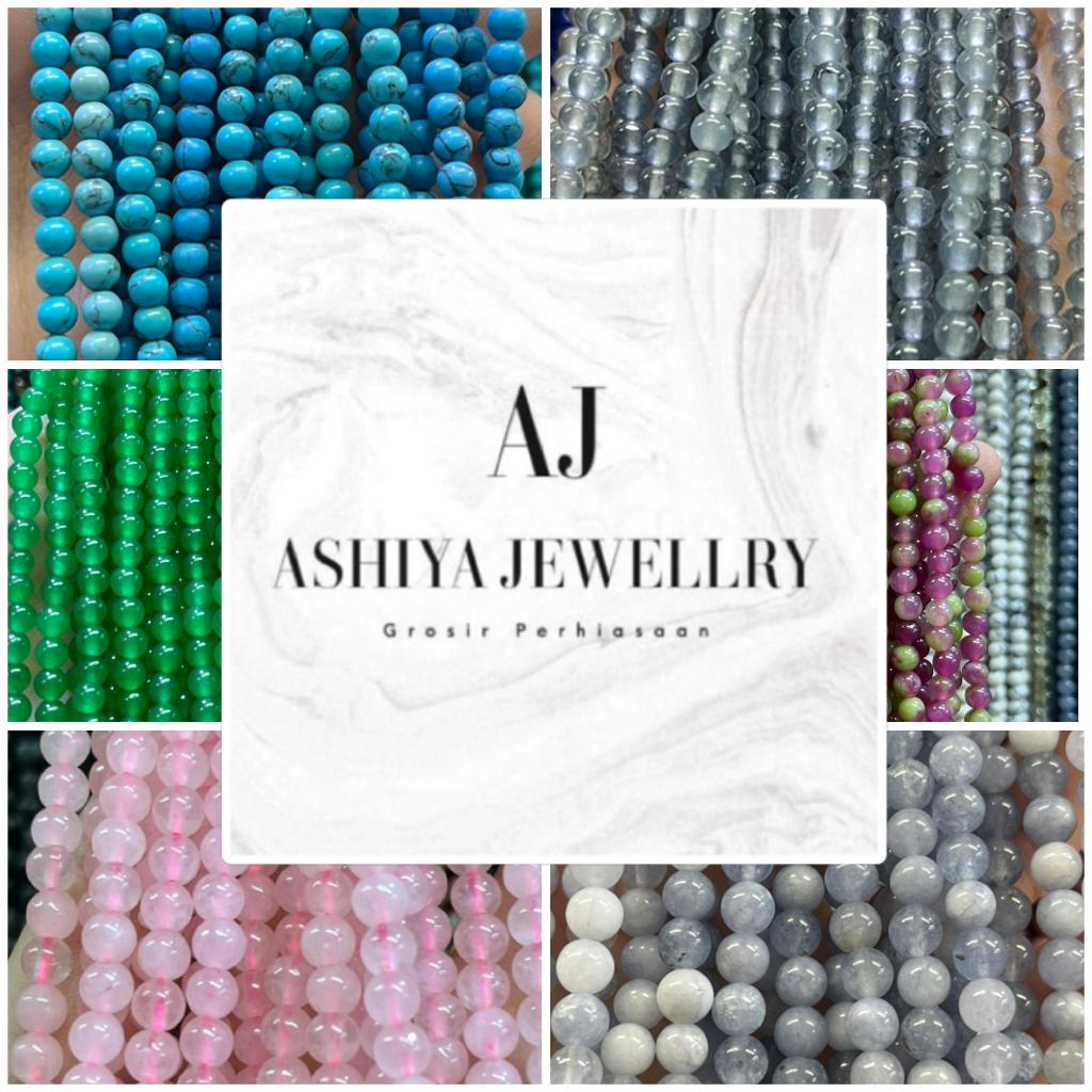 BATU ALAM 4MM BULAT 1 RENCENG AGATE