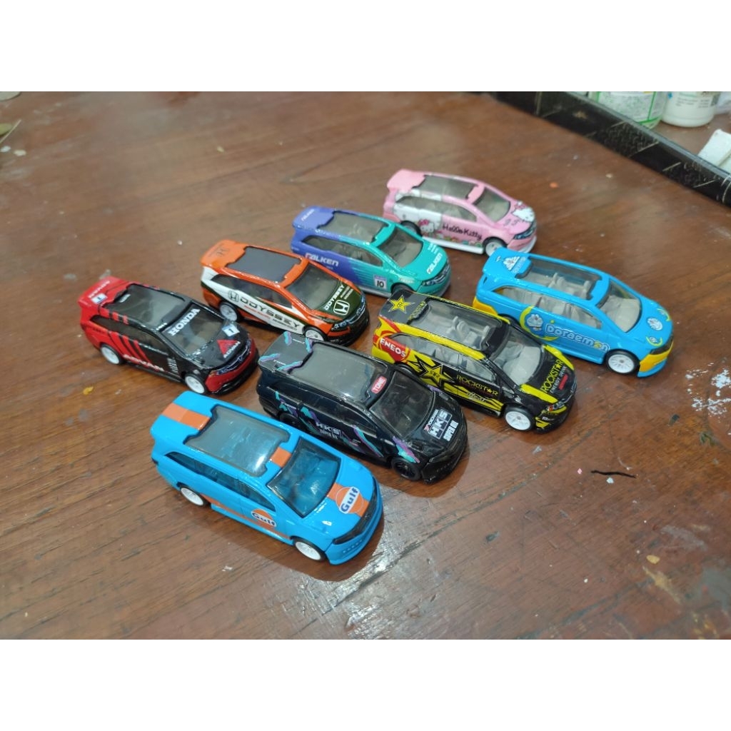 HOTWHEELS CUSTOM HONDA ODYSSEY PESANAN 8 PCS