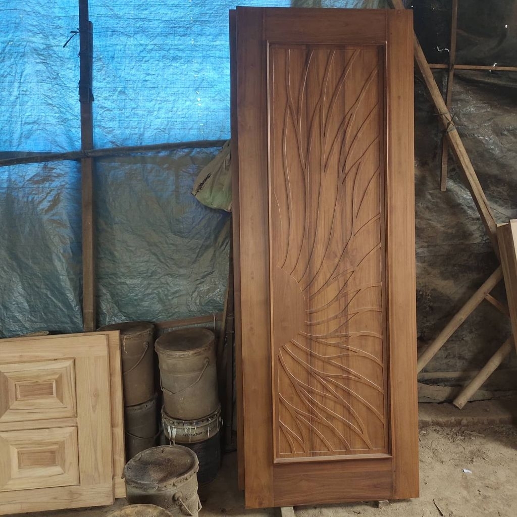 pintu kamar jati pintu utama jati pintu minimalis jati solid