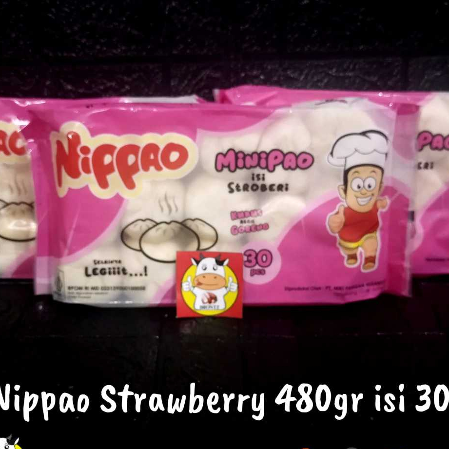 

NIPPAO MINIPAO RASA STRAWBERRY 480 GR - FROZEN FOOD - BRONTZ JOGJA