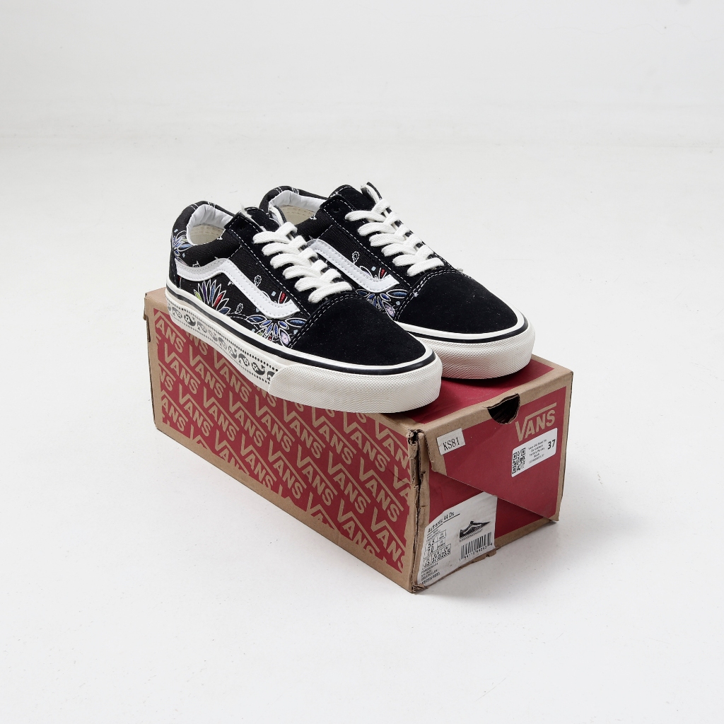 Vans Old Skool 36 Dx Anaheim Factory Paisley Black
