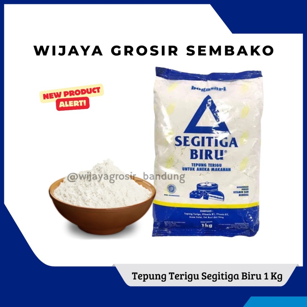 

Tepung Terigu Segitiga Biru BOGASARI Pack 1kg