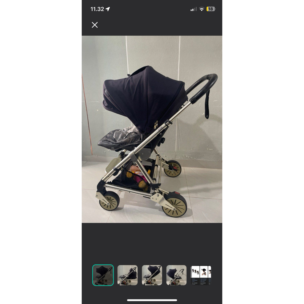 stroller mamas papas urbo 2 warna limited