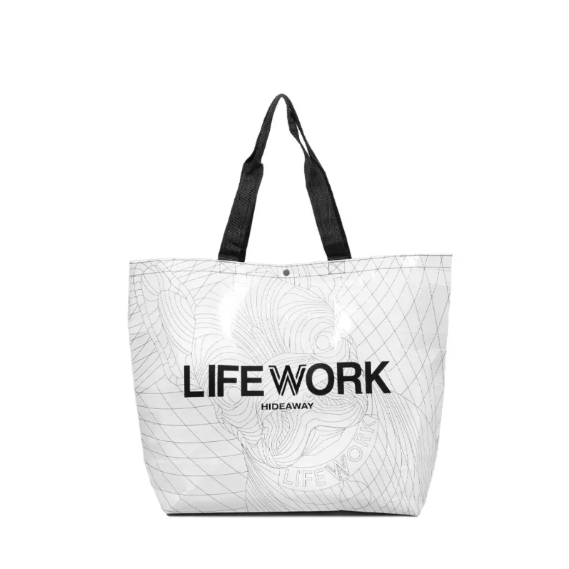 LIFEWORK SHOPING BAG WHITE