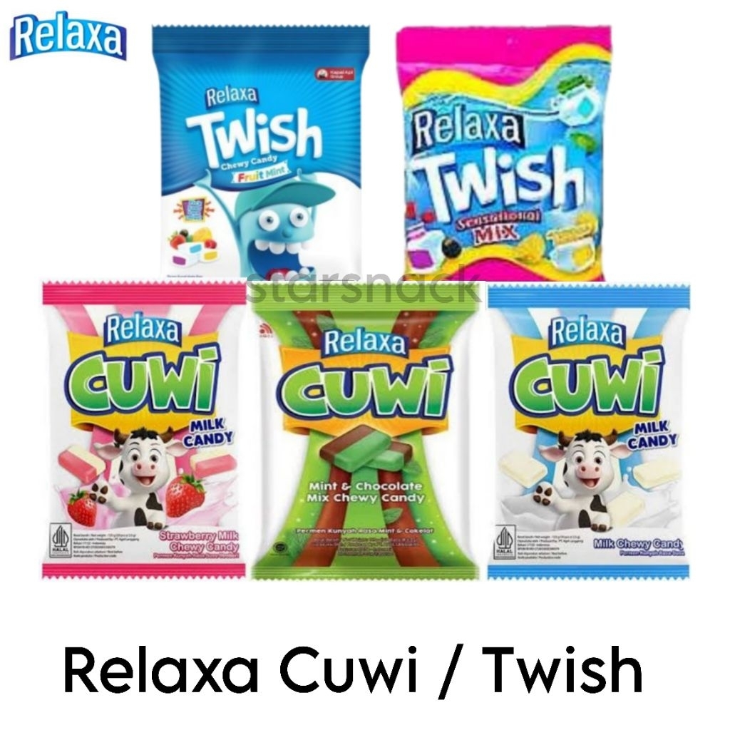 

Relaxa Twish / Cuwi permen mint pack