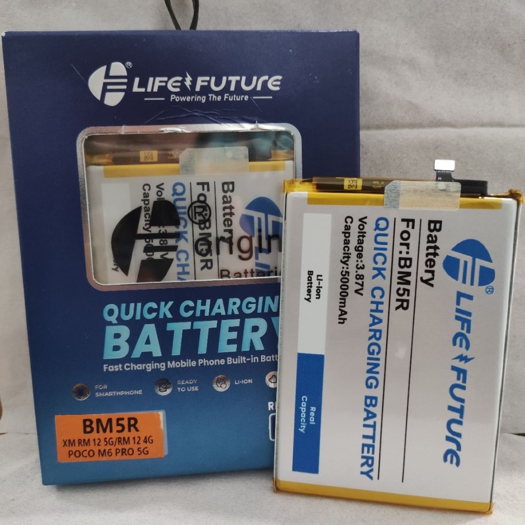 BAT XIAOMI REDMI 12 5G/REDMI 12 4G/POCO M6 PRO 5G/BATERAI BM5R/ BATRE BM 5R/ BATTERY BM-5R/XIAOMI RE