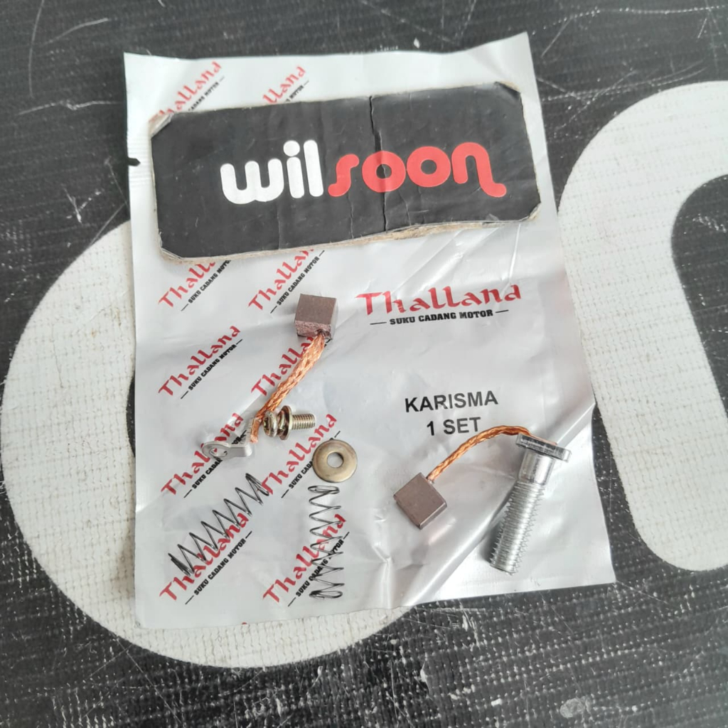 Arang kull Stater / Cool Stater / Carbon Brush / Starter Brush Set Dinamo Honda Karisma / Supra X 12