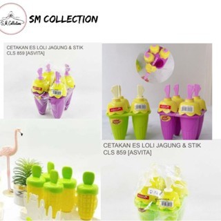 Cetakan Es Loly Jagung + Stik Asvita/Cetakan Es Lilin,Es Krim