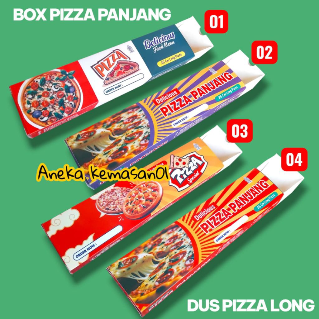 

Dus pizza panjang / dus pizza long / wadah pizza / box pizza viral